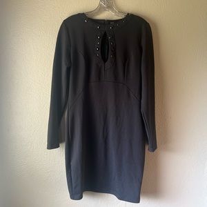 Kardashian Kollection Embellished Bodycon Dress - Black